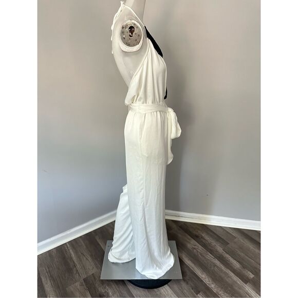 Ramy Brook Kayla Bead-Embellished Sleeveless Jumpsuit - Picture 10 of 11